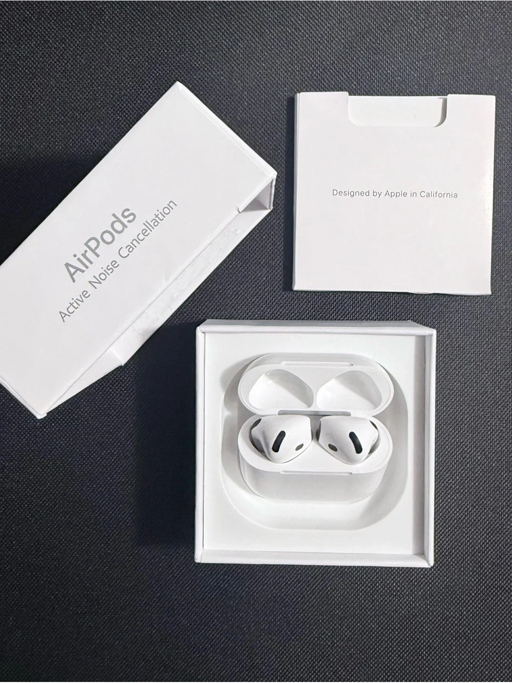 Apple AirPods 4 Wireless Active Noise Cancelling Earbuds - White